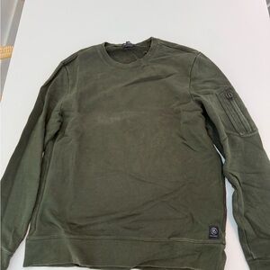 Club Monaco Dark Green Crewneck Sweater